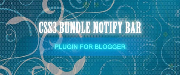 Hello / Notify Bar Widget For Blogger Blogspot Feature Image