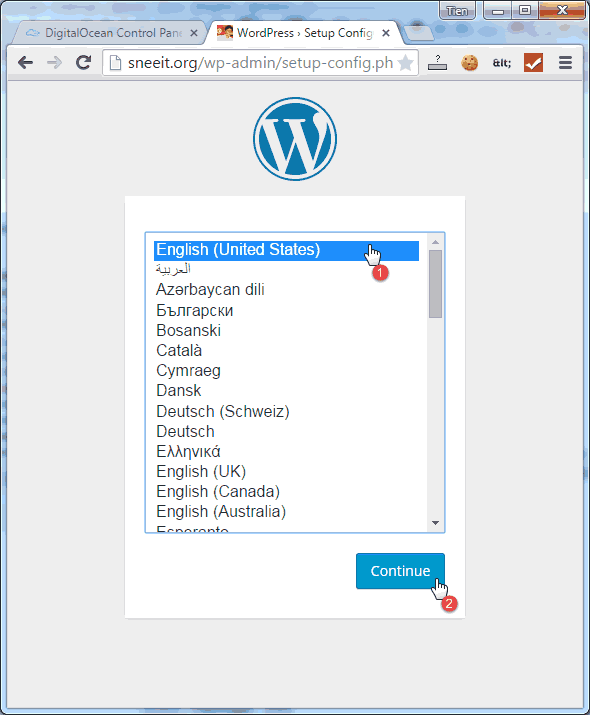 Wordpress Select Language - Install Nginx for WordPress on Digital Ocean VPS Hosting with Centminmod (LEMP)