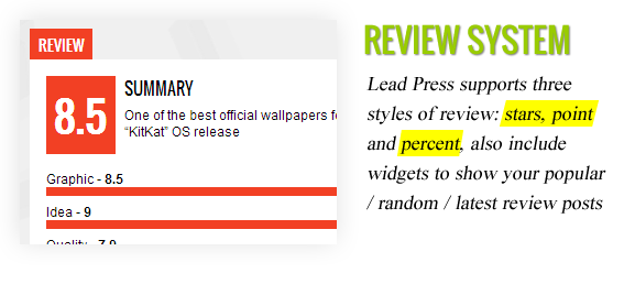 Review System - Maginess – Flexible Magazine WordPress Theme