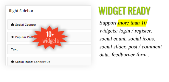 Cool Widget Ready - Maginess – Flexible Magazine WordPress Theme