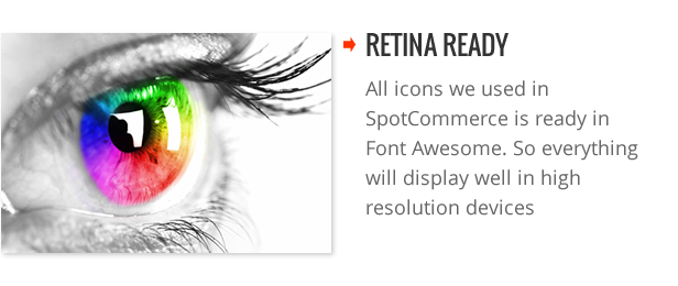 Retina Ready - SpotCommerce Blogger Shopping Template