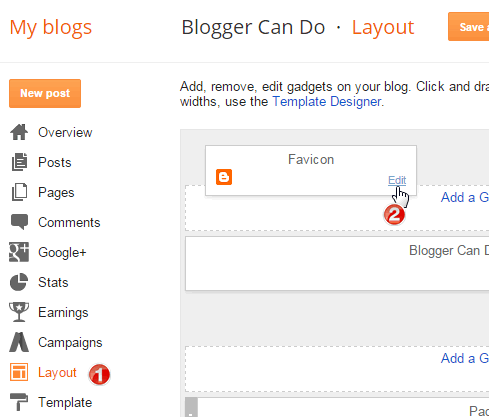 How to upload favicon image for Blogger Blogspot website?