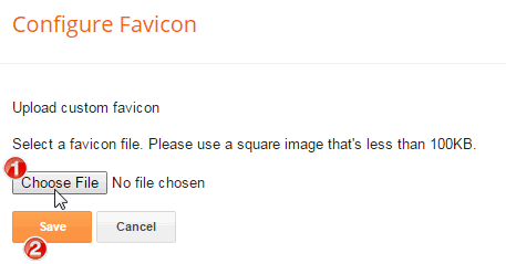 How to upload favicon image for Blogger Blogspot website?